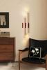 New Retro LED Yellow Hole Stone Long Wall Lamp Living Room Corridor Bedroom Bedside Atmosphere Decorative Lighting