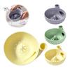 Soft Silicone Drainer Self-Spinning Berry Swirl Bowl, Food-Grade Vortex Fruit Colander with Built-in Drain Rotating Basket for Cleaning Grapes