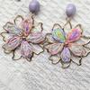 Spring Dopamine Resort Style Sunflower Earrings - Fresh, Colorful, Woven Accessories for a Personal Touch