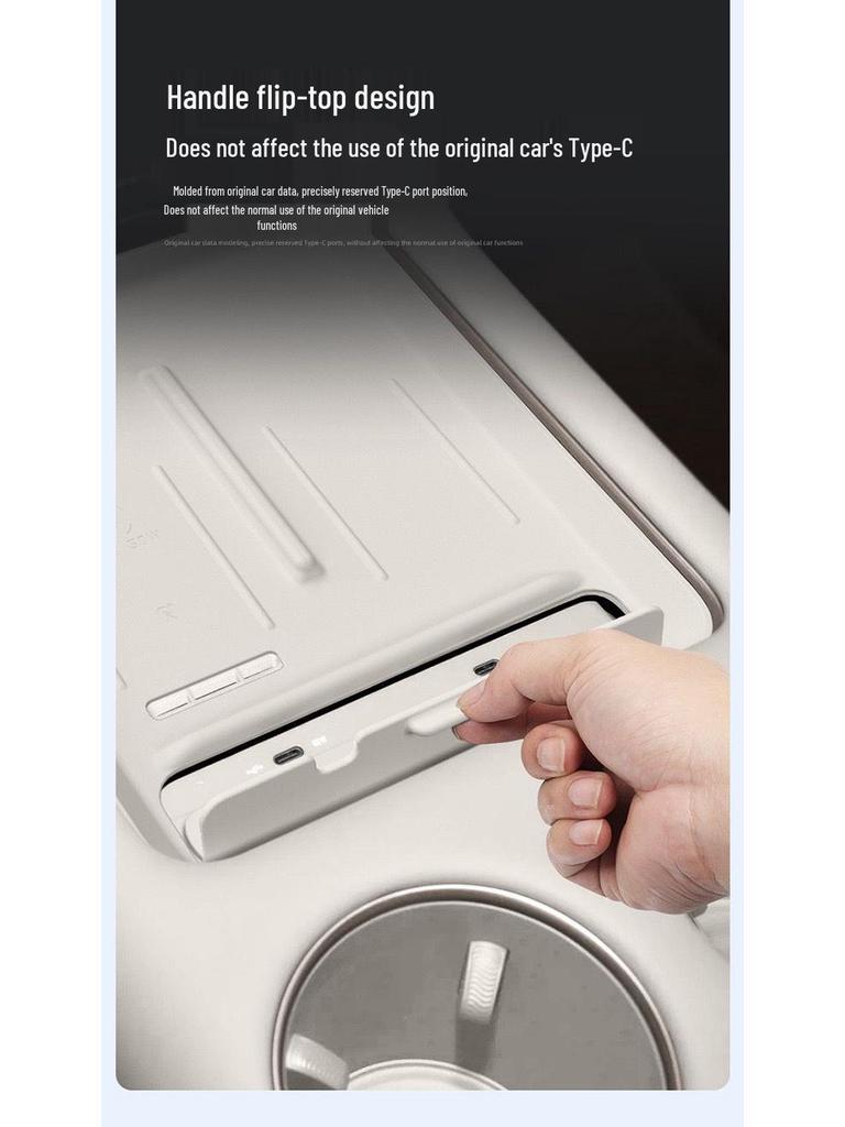 Silikonpad für IM Motors LS6 Mittelkonsole Kabelloses Ladegerät - Innenraum-Upgrade-Schutz für 26 Modelle