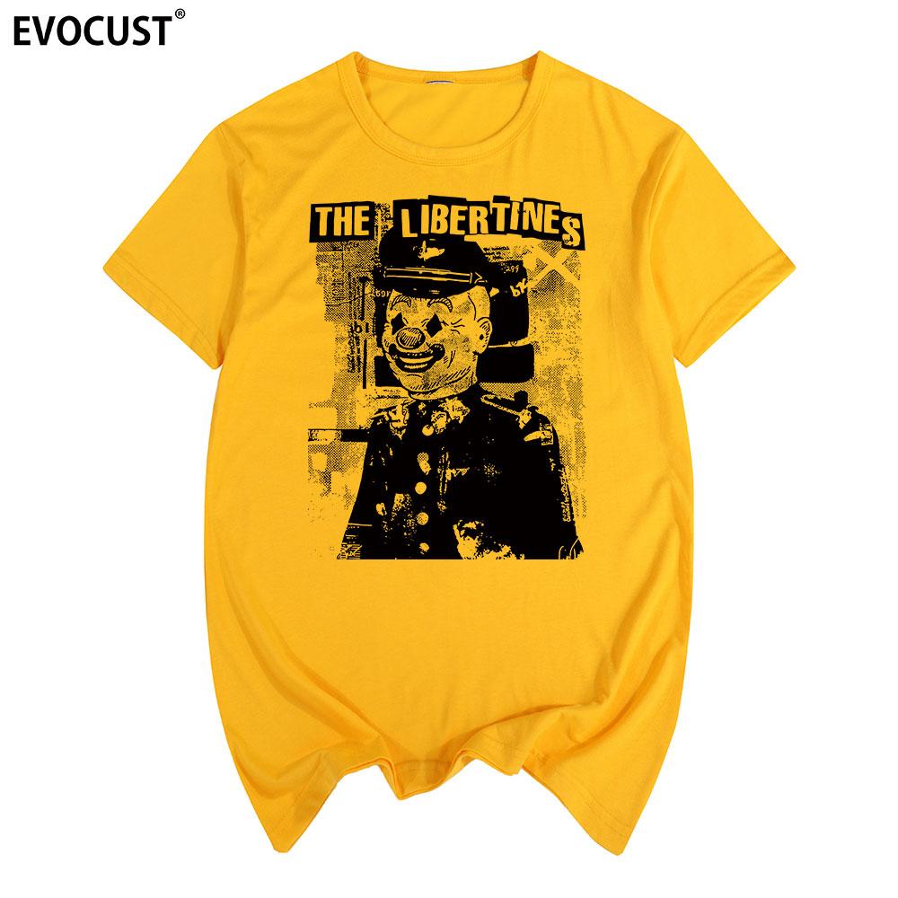 the libertines ретро рок футболка Хлопок Мужская футболка Новая футболка Женская унисекс Мода 4XL