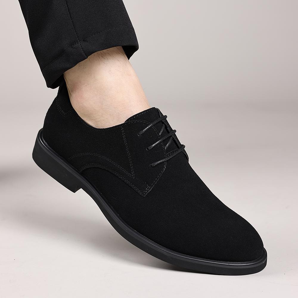Fashion Luxury Men Oxford Shoes High Quality Suede Leather Shoes for Men Business Casual Shoe Lace Up Men Party Wedding Shoes Plus Size