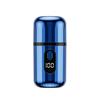 Mini Portable Electric Razor Rechargeable Digital Display Mens Shaver for Travel Outdoor Vehicle