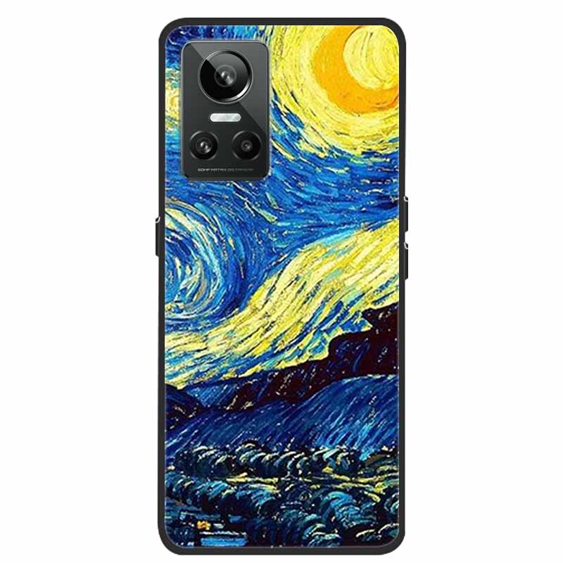 Mobilskal För Realme GT Neo3 Fodral Svart Silikon Mjuk Baksida För Realme GT Neo 3 Mobilskal Fodral RealmeGT G T Neo 3 Coque