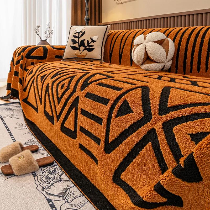 

Чехол для дивана Retro Luxury Four All Season, универсальный, с защитой от царапин от кошек, чехол для дивана, одеяло, ковер, дорожный коврик 180x180