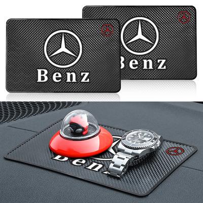 1Pcs Car Emblem Anti Slip Pad Phone Holder Non-Slip Mat Car Stlying For Mercedes Benz GLA CLA GLK GLE CLS ML GL A B C E Class W211 W221 W220 W163