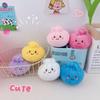 Soft Bun Squishy Plush Toy Keychain for Relaxing Stress Relief and Enjoyment