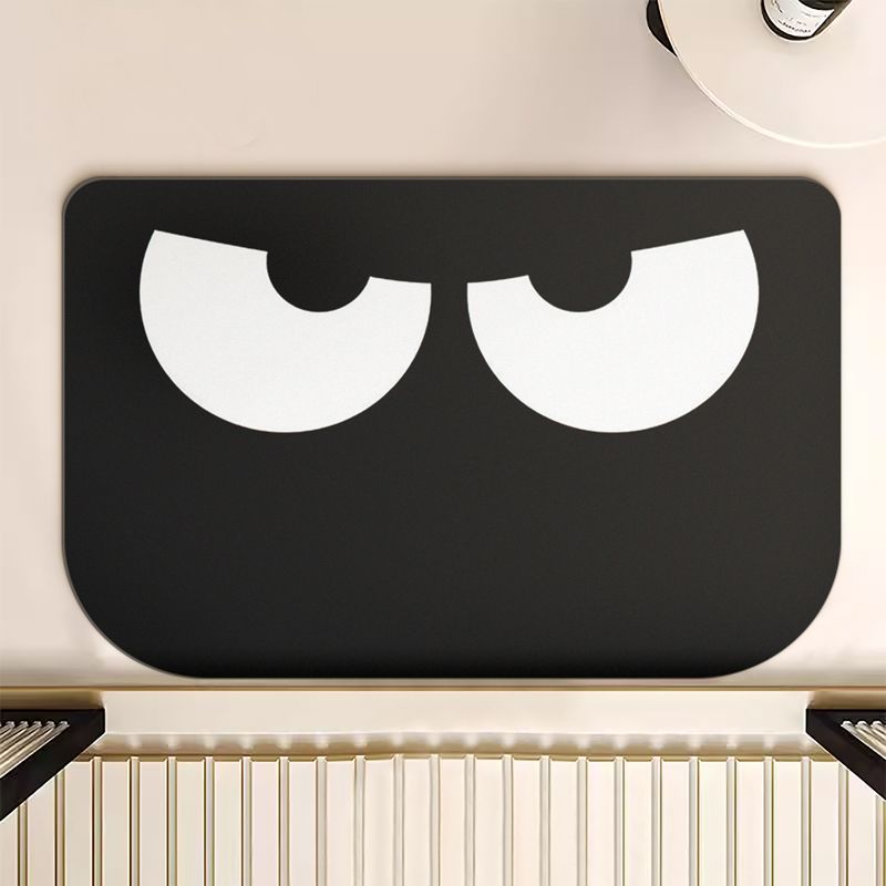 Kreskówkowy uroczy dywanik podłogowy do łazienki miękki dywanik chłonny z ziemi okrzemkowej gospodarstwo domowe toaleta drzwi toaletowe antypoślizgowa szybkoschnąca podkładka pod stopy