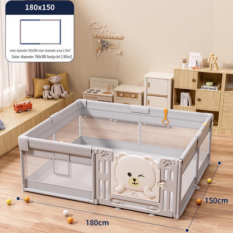 Yihai Children's Playpen: Indoor Baby Safety Gate and Crawling Fence