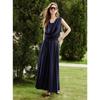 ELLE Retro Cowl Neck Sleeveless Top & Skirt Set