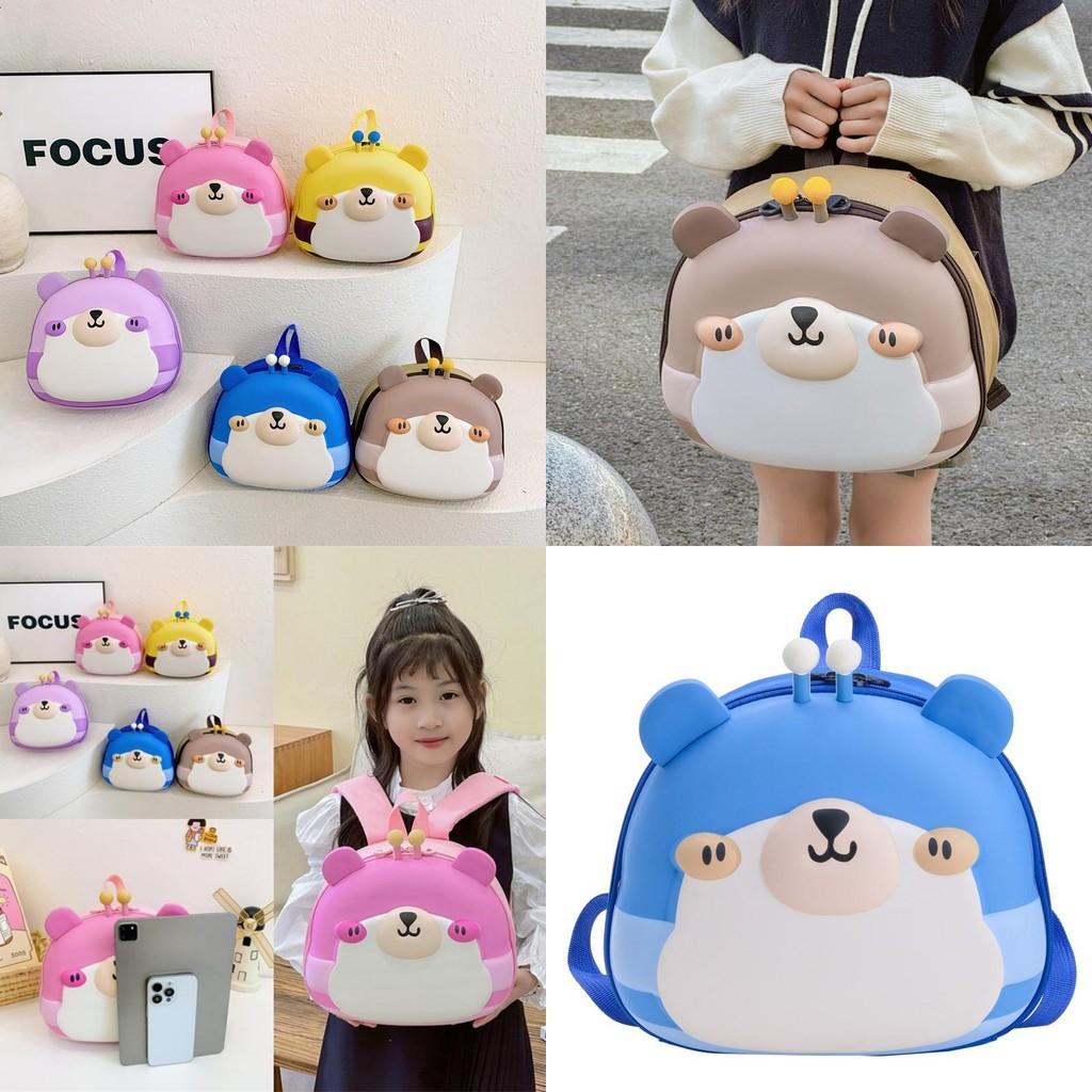 Charming Cartoon Kids Backpack With Soft Shoulder Straps Ideal For School Days