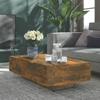 VidaXL Coffee Table Smoked Oak 100x49.5x31 Cm Engineered Wood 815762