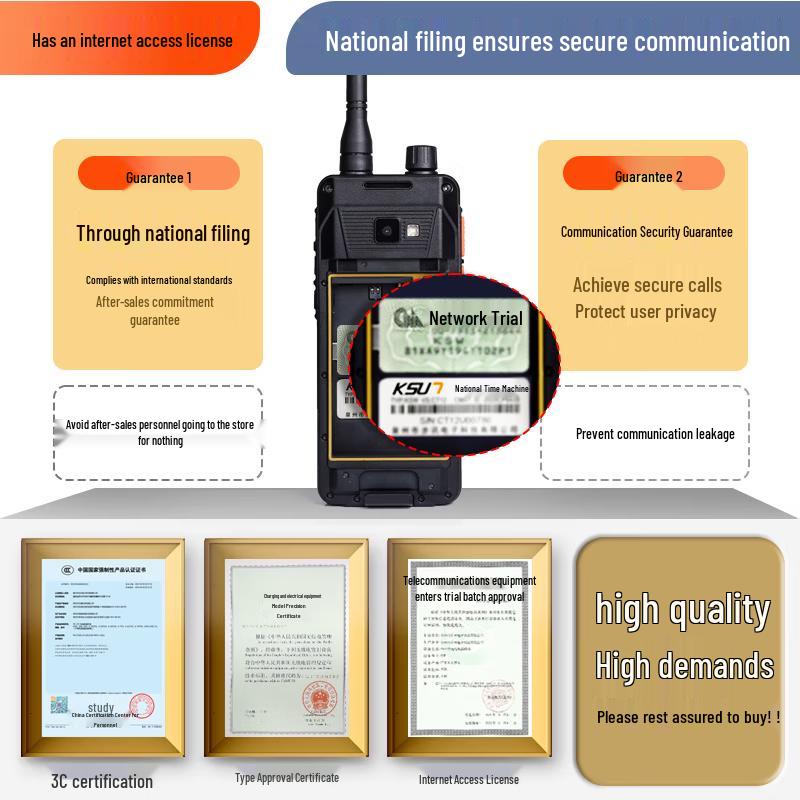 

KSUN TFSI CT67P IP68 Dual-Mode Walkie-Talkie (CN version)