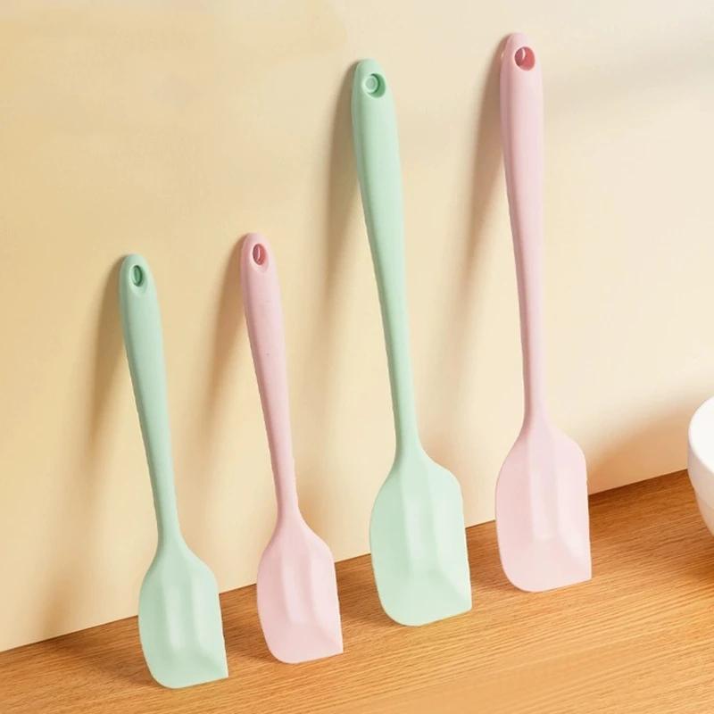 Silicone Cream Spatula Non-Stick Butter Spatula Heat-Resistant Kitchen Baking Tools Diy Cake Baking Tools