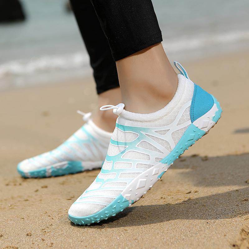 Quick Drying Beach Water Shoes Unisex Swimming Aqua Slippers Barefoot Surfing Upstream Sneakers Light Seaside Shoes
