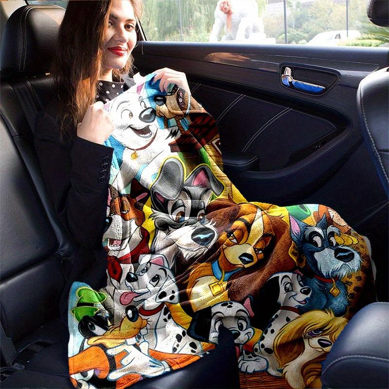 1 unidad, Manta de sofá Disney Dogs Suave y Acogedora Decoración para el Hogar para Sofá, Cama, Coche, Viaje, Camping, Oficina Siesta Regalo Perfecto para Amantes de los Perros