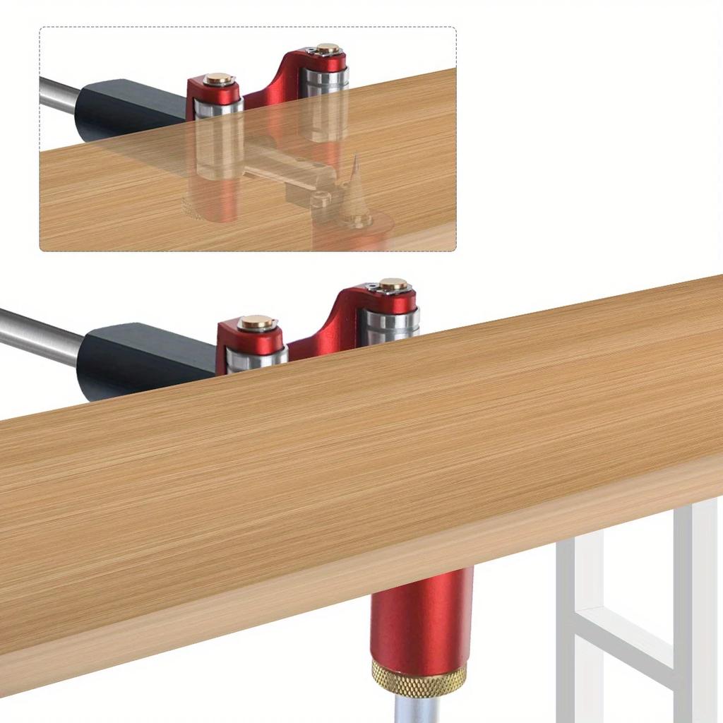 Woodworking Marking Gauge Straight Arc Curve Line Scriber Fine-tuning Parallel Drawing Line Ruler Automatic Line Drawing Tool