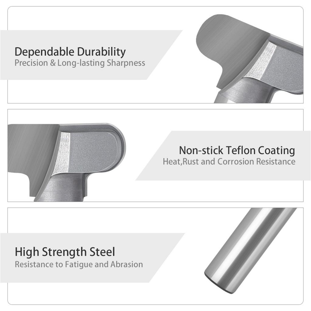 Woodworking Milling Cutter 1/2" 12mm Shank Bowl Tray Template Router Bit Wood Milling Cutter Cutting Tool For Woodworking