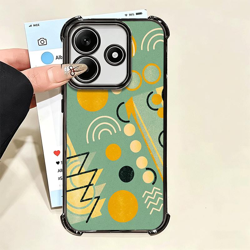 Abstract Geometry PopArt Desgin Soft Phone Case For Xiaomi Poco X7 X8 Pro Max X6 X5 X3 F8 Ultra F7 M8 M7 M5S Redmi 15C 15A 15 14