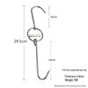 Stainless Steel Meat Hanging Hook for Beef, Char Siu, and Mutton - Slaughterhouse Grade