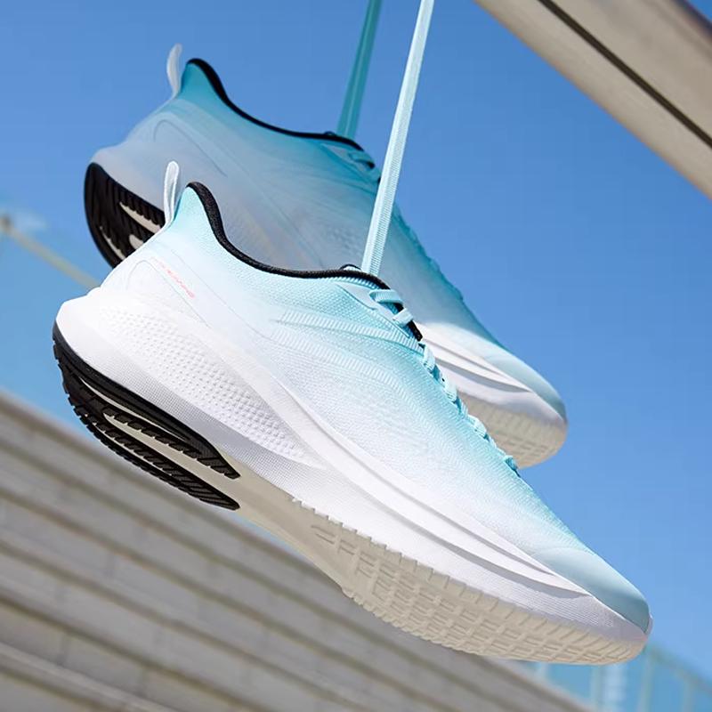 Anta Hydrogen Running Series Comfortable Versatile Non-Slip Wear-Resistant Low-Top Casual Running Shoes Men Sneakers Blue White 912525540-6