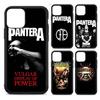 Dark Heavy Metal Rock P-PanteraS Band For IPhone 11 12 13 14 15 16 17 Pro Max Plus TPU+PC Shockproof Back Phone Cases
