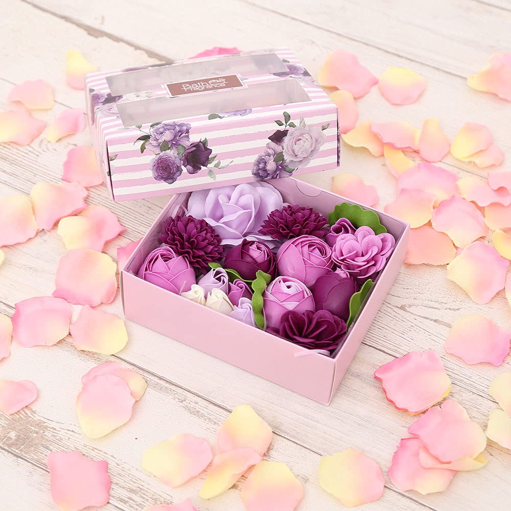 Bath Additive Soap Flower Brillante Purple Q-FLA