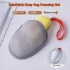 Bath Cleansing Foaming Net With Lanyard – Double-Sided Oval Soap Bag, Body Exfoliating Scrubber Sponge&Bathroom Mesh Soap Pocket