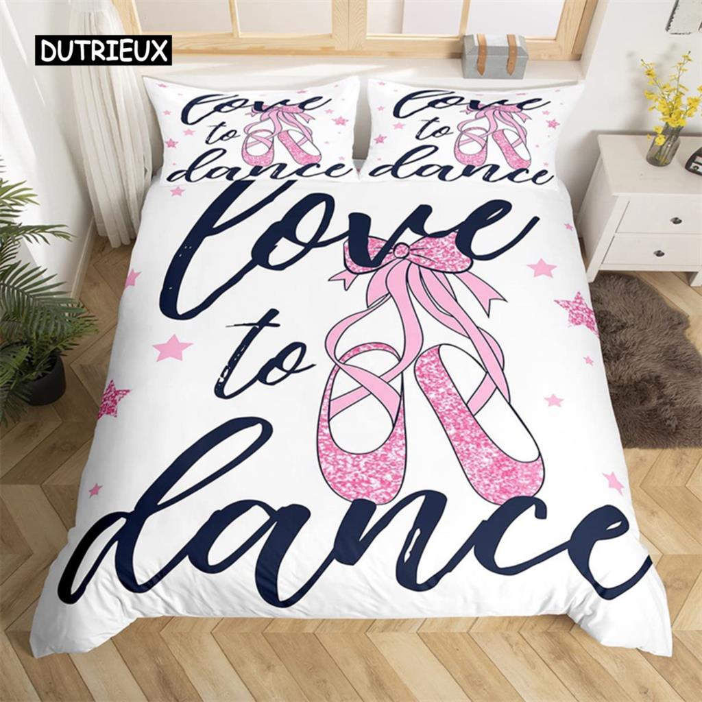 

Пододеяльник с цветочным принтом и бабочками на высоком каблуке King Fantasy Glitter Quilt Cover Полиэстер Романтический комплект постельного белья Подарок на день Святого Валентина EU single(135x200cm)