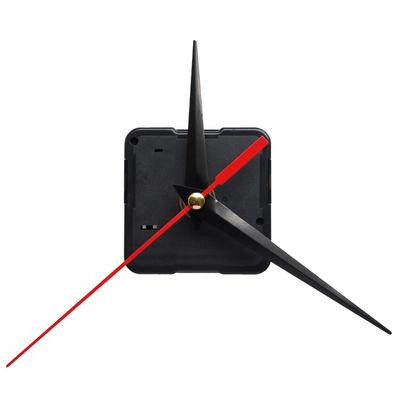 Clock Movement for DIY Wall Clocks: Clock Movement, Shaft, and Hand Set (3 Pointers) (Black Pointer)