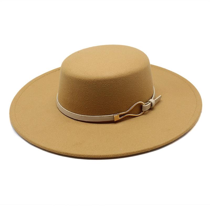 Wool Felt Panama Hat With Wide Brim For Men And Women Perfect For Outdoor And Gift Use