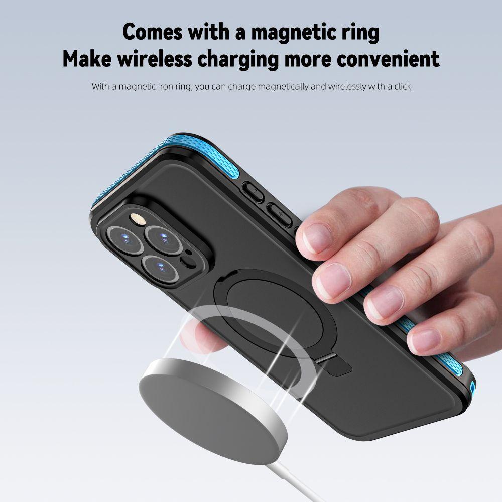 WholeSale Magnetic Charging with Stand Anti Fall IP68 Waterproof Case For iPhone 15 Pro Max Drop proof Cover Diving Swimming
