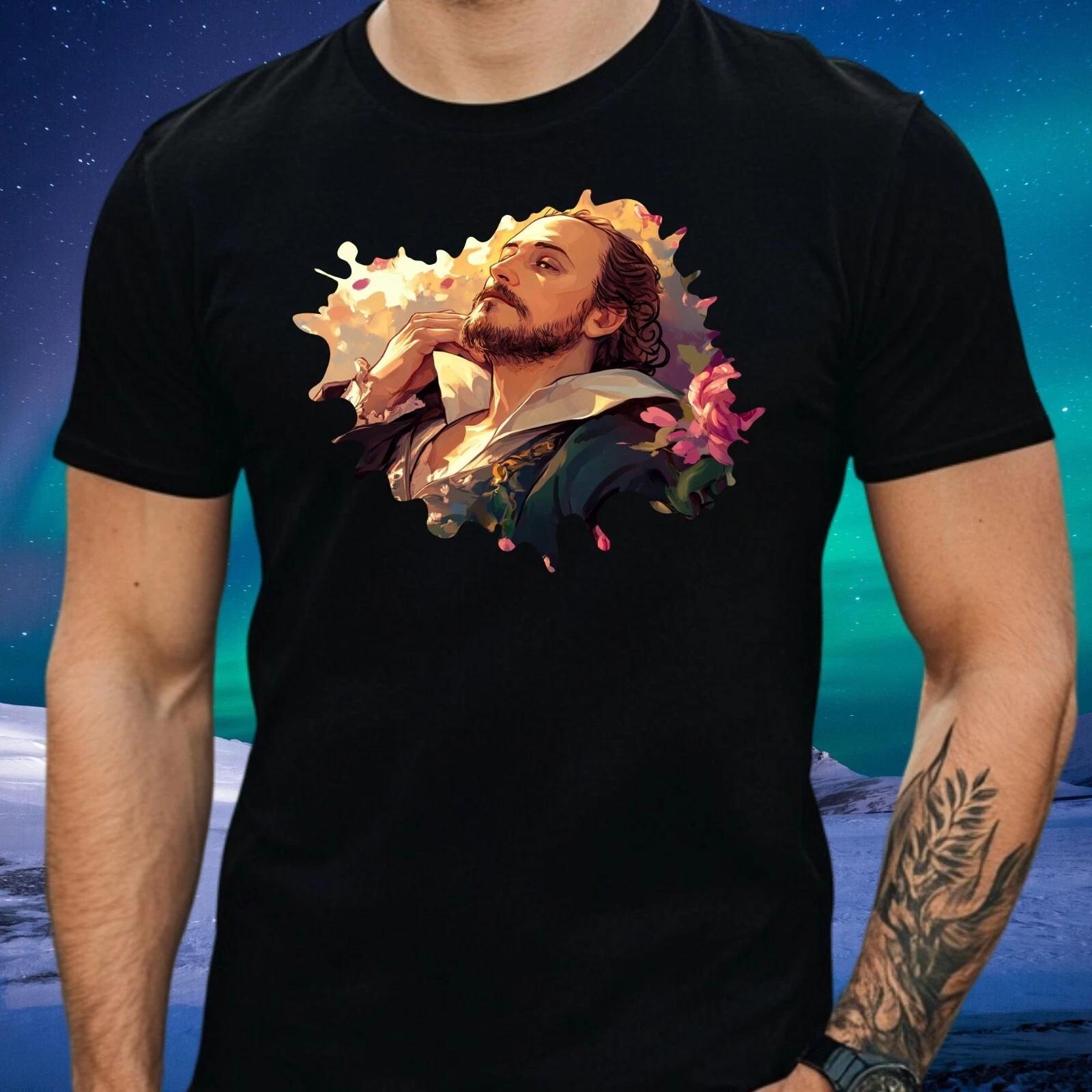 T-Shirt Herren Shakespeare Anime Motiv Baumwolle Größe XS bis 5XL XXXL