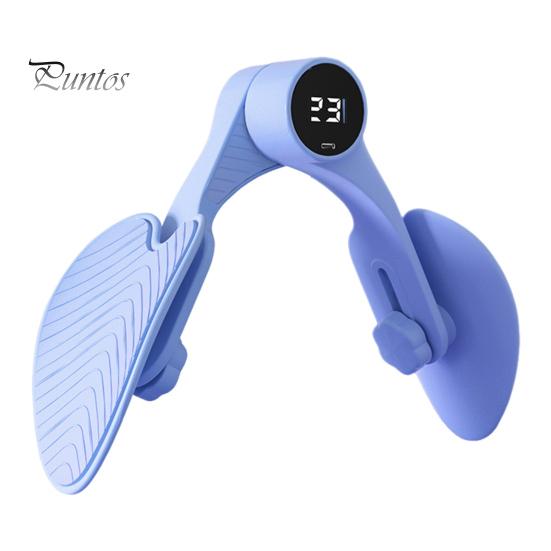 

Thigh Master со счетчиком ЖК-дисплеем, 3 уровня регулировки, эргономичный тренажер для мышц тазового дна, для мужчин и женщин, для внутренней поверхности бедра, для ног, для тонизирования синий