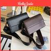 Flip Mens Mini Leather Faux Crossbody Bag Small Phone Wallet Shoulder Bag Casual Daily Travel Messenger Bag