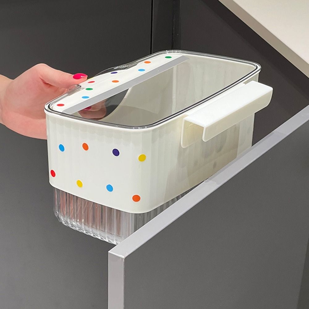 Space Saving Cabinet Door Compost Bin Cartoon Food Waste Bin Kitchen Wastebasket  Camping