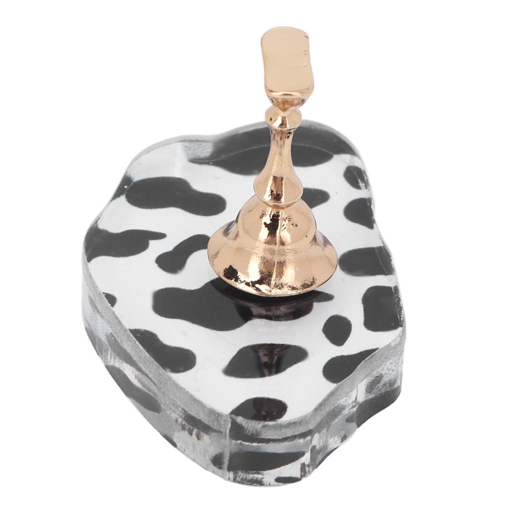 Acrylic Nail Art Display Stand Portable Home Salon Practice Nail Tip Holder for Novice Nail Artist
