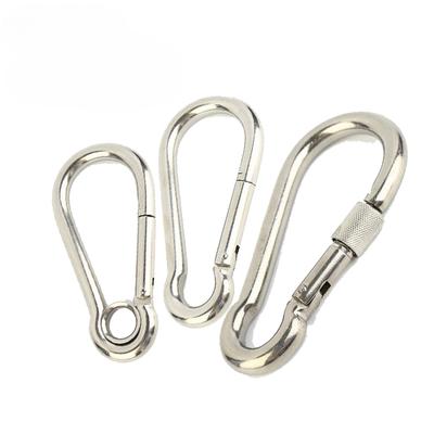 2 Stücke M4 M5 M7 M8 M9 M10 M11 304 Edelstahl Karabiner Karabinerhaken mit Mutternschloss Karabiner