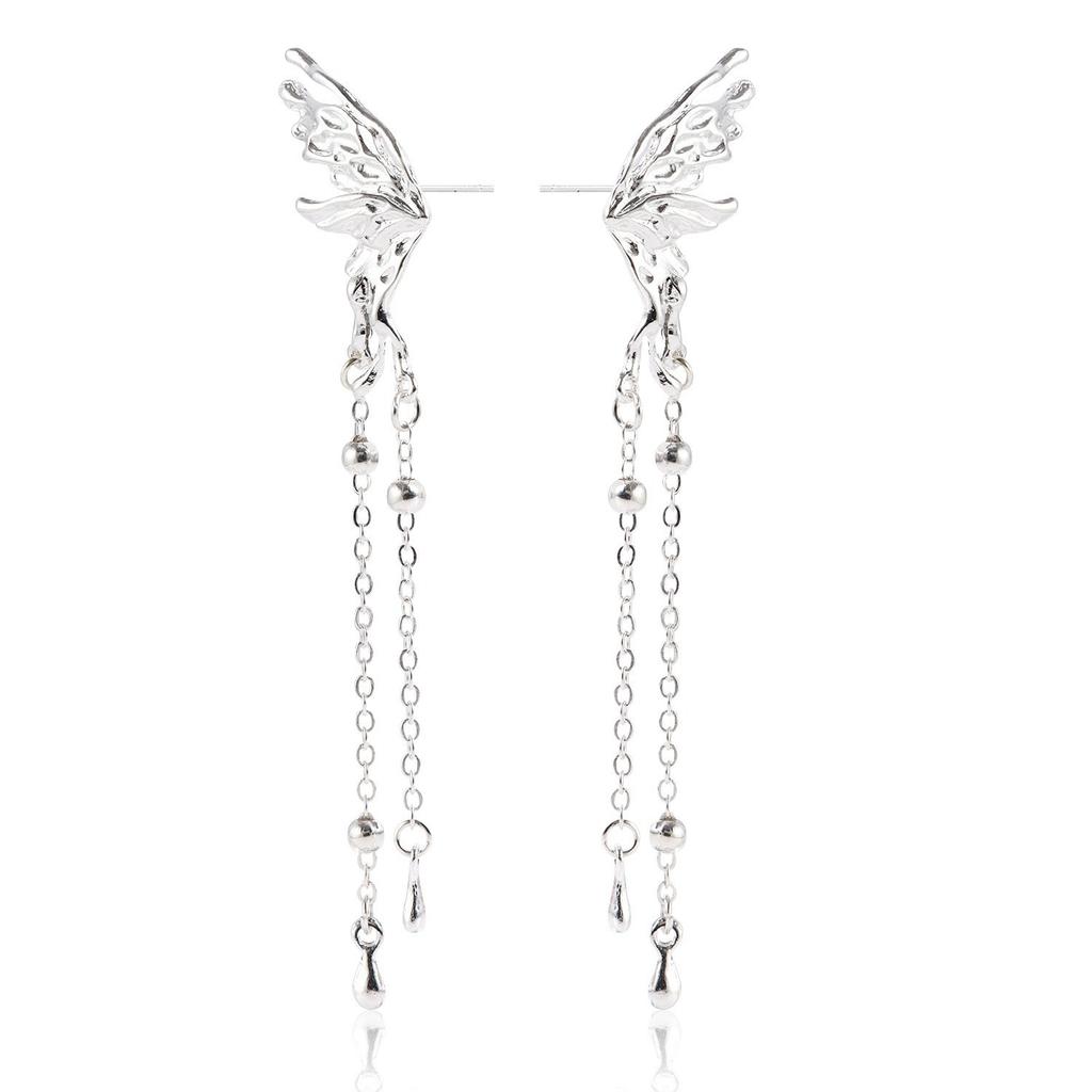 Cross-Border Jewelry, Amazon Temperament Super Fairy Bow Earrings Women, Geometric Stud Earrings Trendy Versatile Earrings