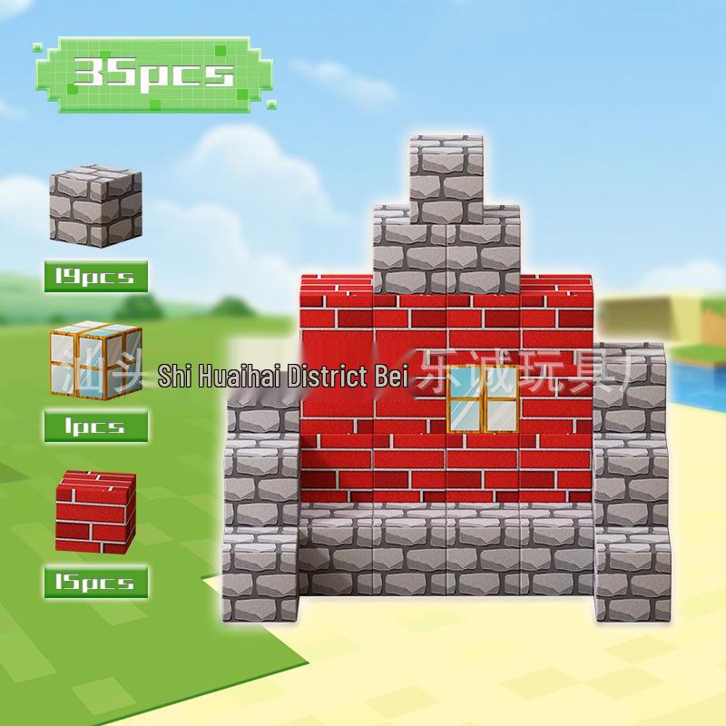 My Super World Mario Magnetic Building Blocks - Children s DIY Educational Toy Set