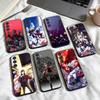 Anime C-Chained Soldier Phone Case For Samsung Galaxy A73,A72,A71,A70,A53,A52,A51,Others Soft Black Shell