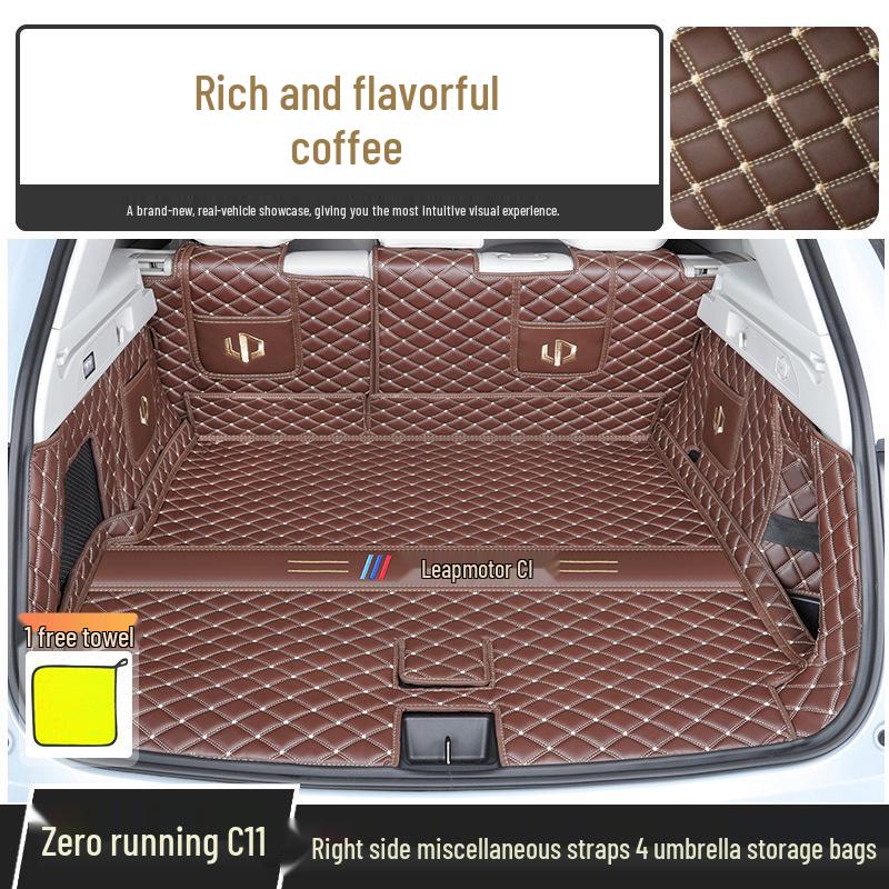 Leapmotor C11 Trunk Mat, Full Coverage, 2026 Model Tail Box Interior.
