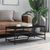 VidaXL Coffee Table Black 100x49x40 Cm Engineered Wood 835344