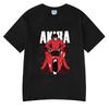Anime Akira Vintage Washed T Shirts 90S Unisexga Shotaro Kaneda Graphic T-shirt Unisex Women Cotton Tee Tops Summer Oversized T-shirts