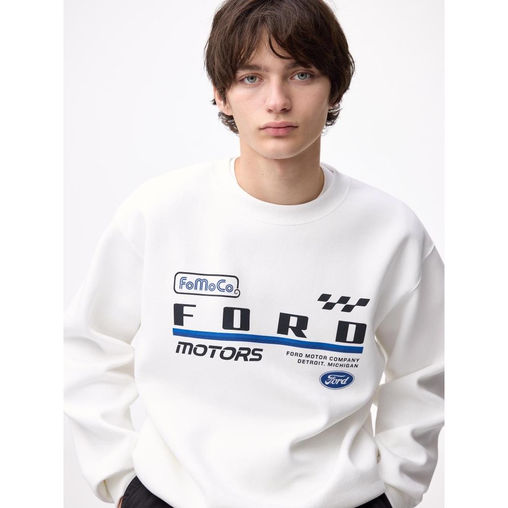 

Gu от Uniqlo Пуловер из плотного свитшота Ford 00 WHITE/XS