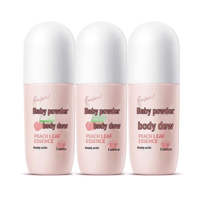 RUNBEN Refreshing Peach Leaf Liquid Body Wash Set