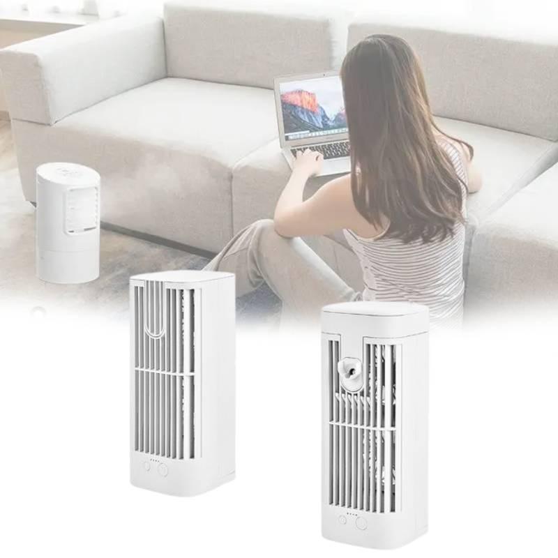 Desktop Air Conditioner Fan With Water Spray Cooling For Home Office Use