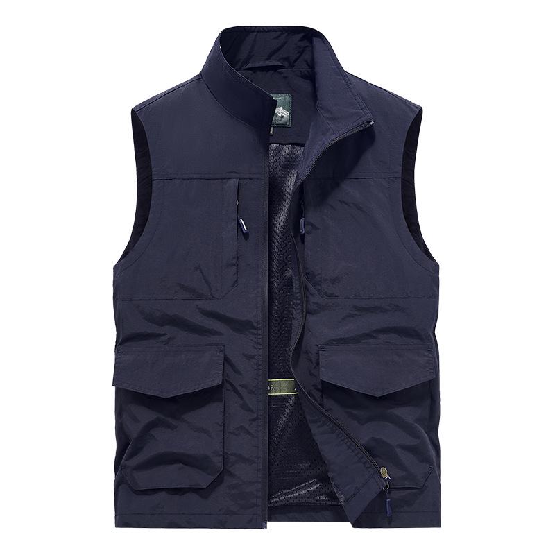 Men's Outdoor Quick-Dry Multi-Pocket Fishing & Photography Vest