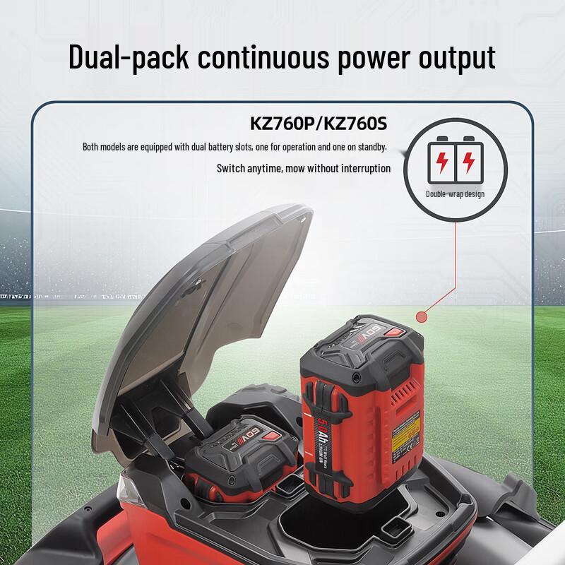 KAZZ 60V Cordless Push Lawn Mower CN plug (adapter included)