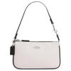 Nolita 19 Solid Color Brand Logo Hardware Buckle Card Slot Leather Underarm Handbag Shoulder Bag Small Women Handbag White CP490-SVDMH